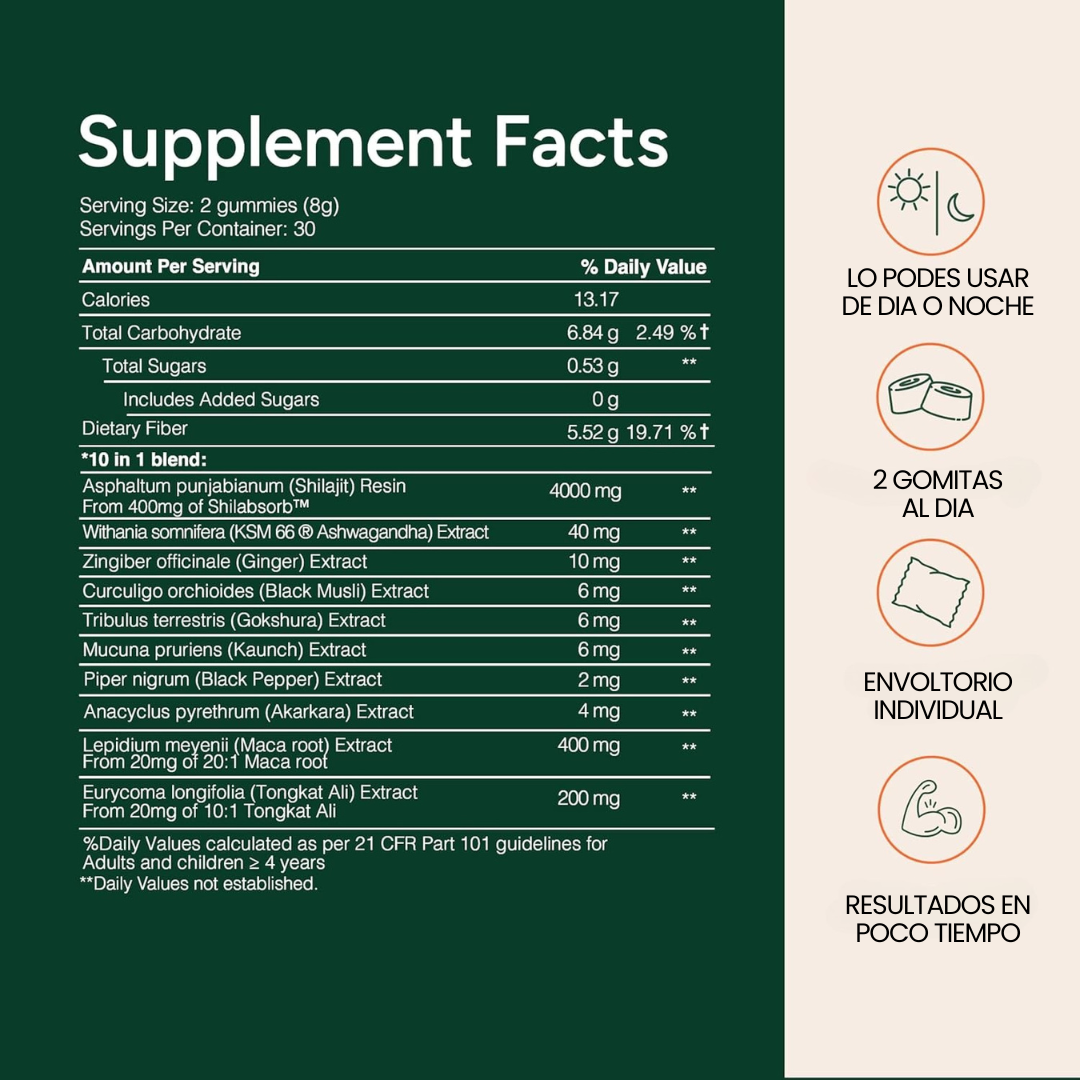 Root Labs Gomitas Shilajit