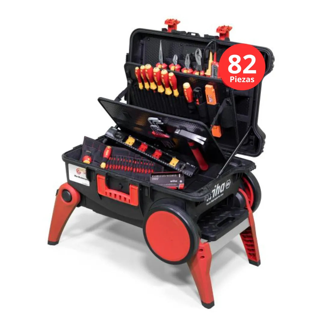 MALETÍN DE HERRAMIENTAS XXL 82 PIEZAS