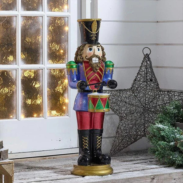 Cascanueces Animado Gigante de 2 Metros con tambores Nutcracker™