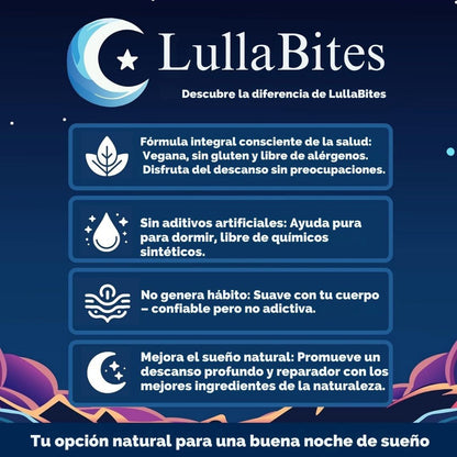 Lullabite™ Gomitas Naturales para Dormir