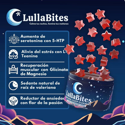 Lullabite™ Gomitas Naturales para Dormir