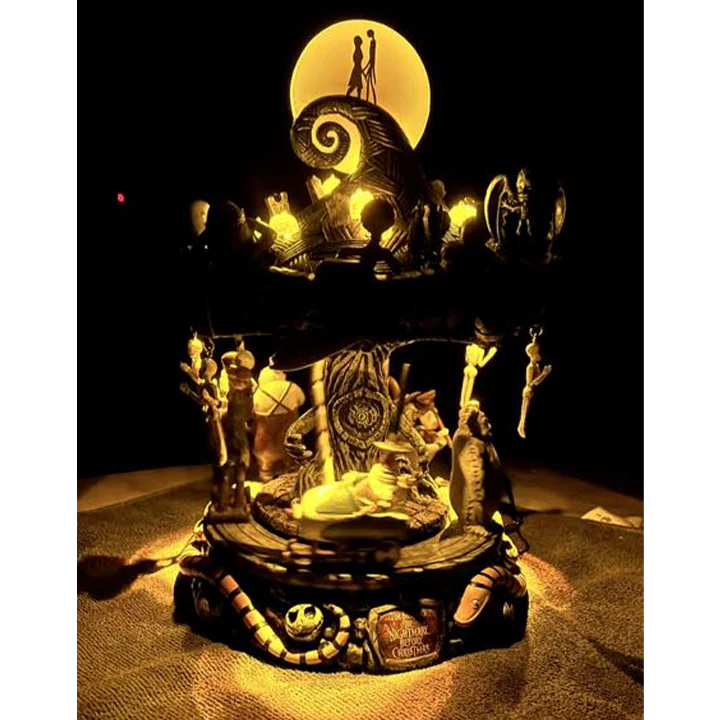 Mini carrusel giratorio Pesadilla antes de Navidad