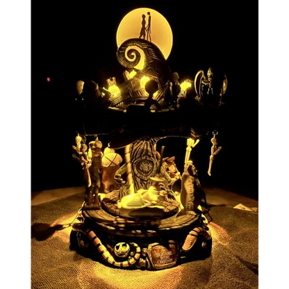 Mini carrusel giratorio Pesadilla antes de Navidad