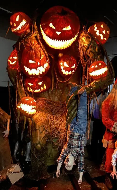 Monstruo de Calabaza Gigante Animatrónico