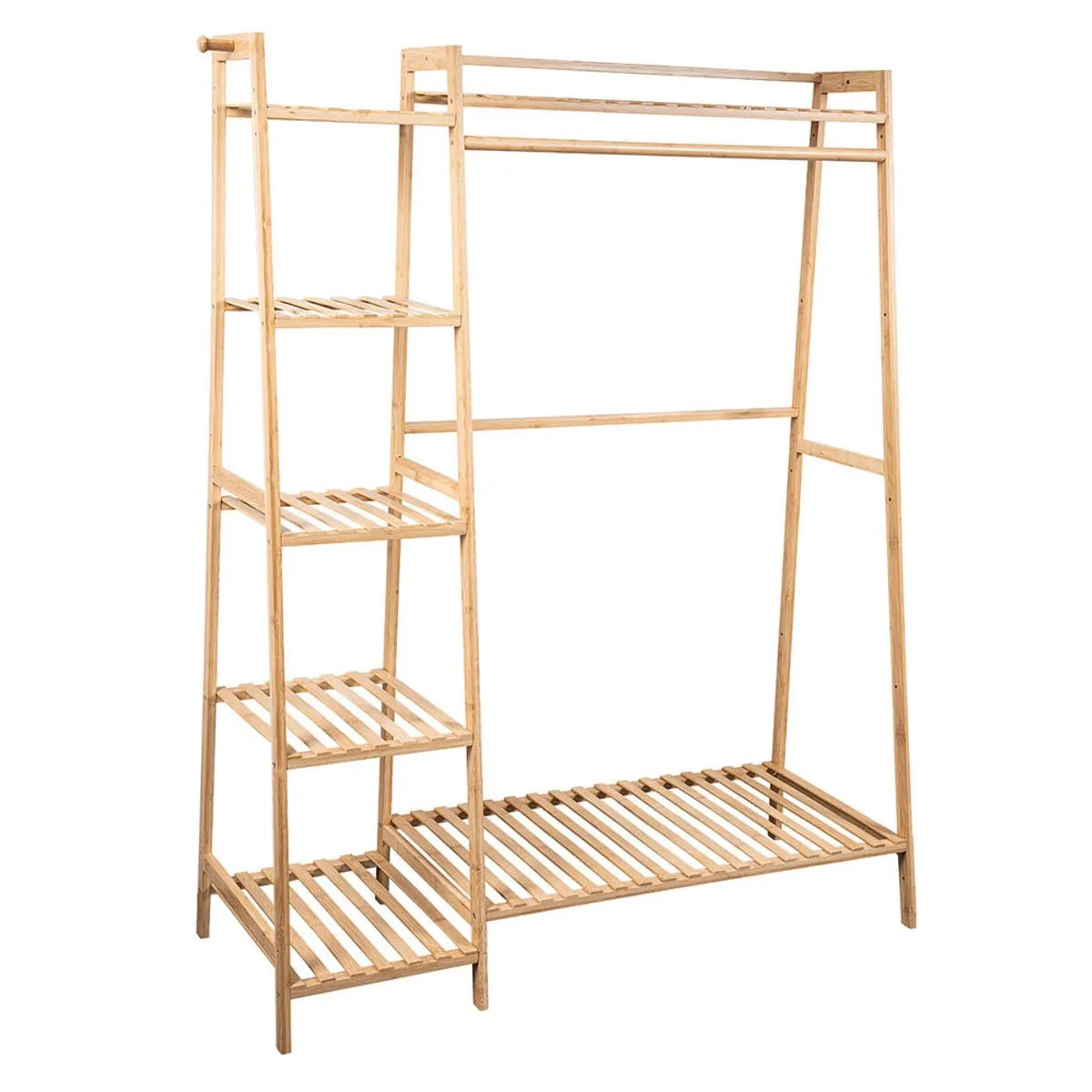 Perchero Organizador de Placard 140x110x40 Cm Bambú