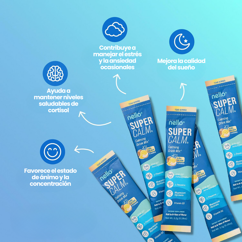 SuperCalm Nello's - Respaldado por Investigación Científica en Adaptógenos