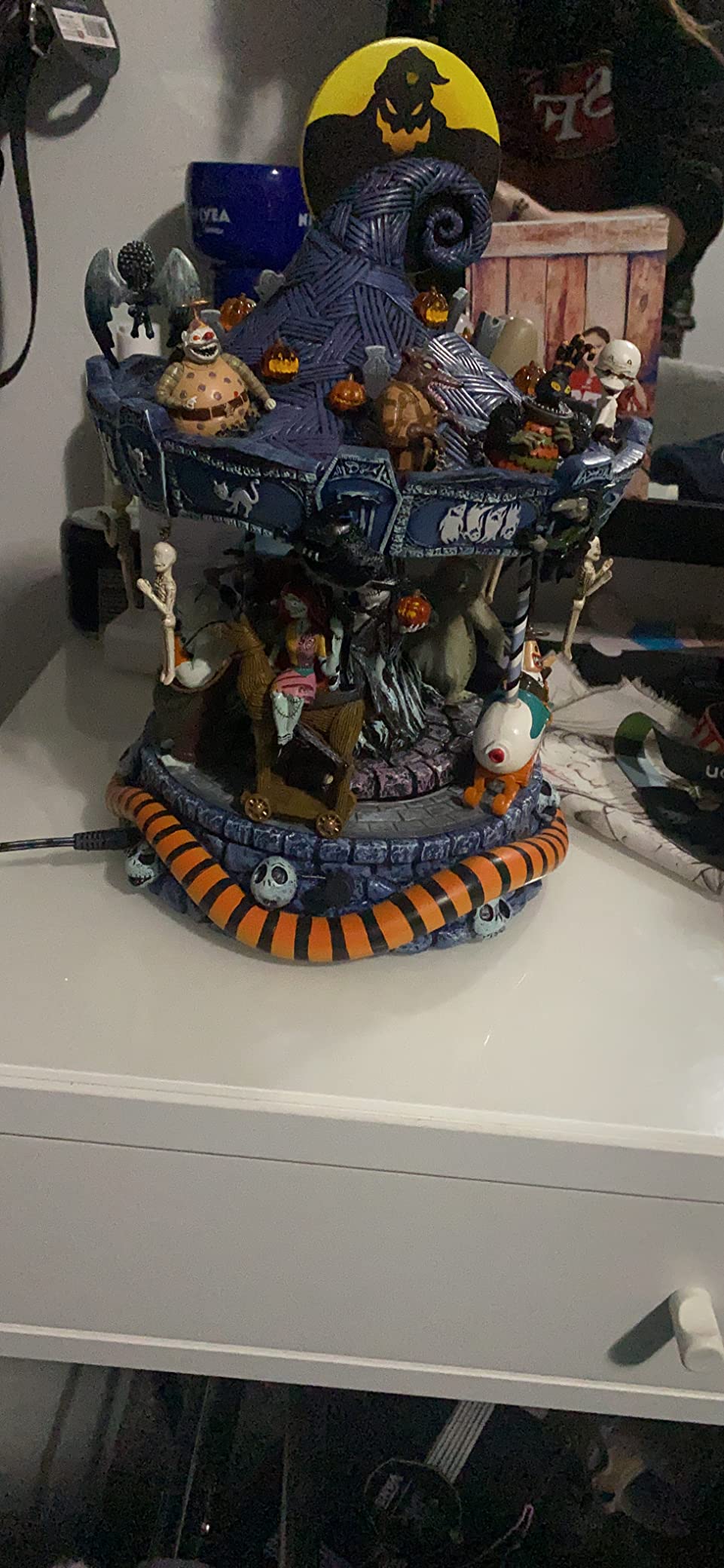 Mini carrusel giratorio Pesadilla antes de Navidad