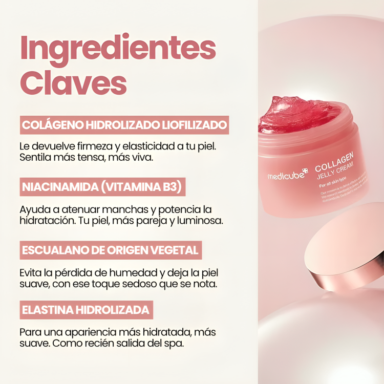 Colágeno Jelly Cream - La Crema Antienvejecimiento Definitiva Con 98% Colágeno Hidrolizado