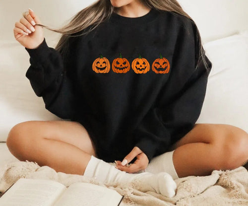 Sudadera de Calabazas Festivas