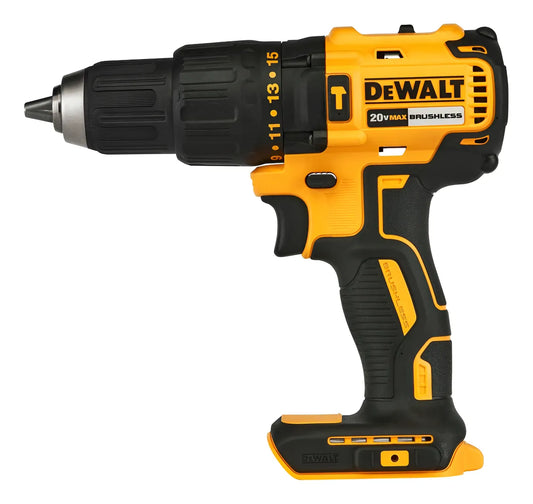 Taladro Percutor Inalámbrico Dewalt 1/2 Color Amarillo/Negro