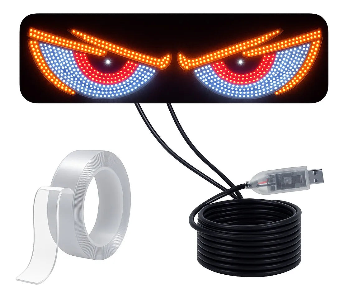Pack 3 Luces led para carro Ojos de demonio