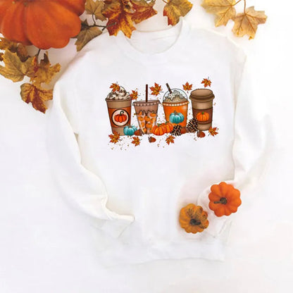 Camiseta de Calabaza Especiada Otoñal