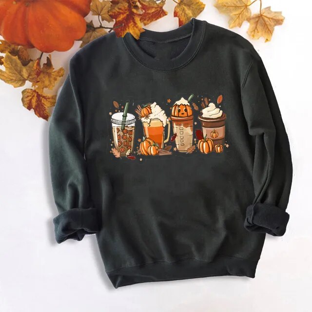 Camiseta de Calabaza Especiada Otoñal