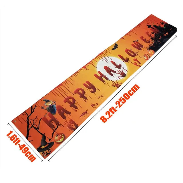 Gran Banderola de Halloween Aterradora