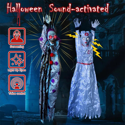 Fantasma Colgante Interactivo de Halloween