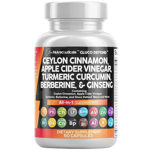 Suplemento Todo en Uno GlucoDefend™ con Ceilán Orgánico