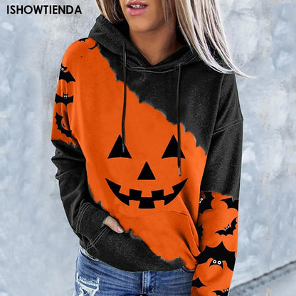 Sudadera con Capucha de Calabaza