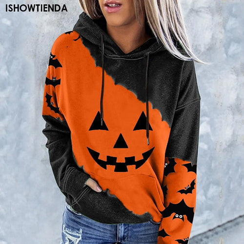 Sudadera con Capucha de Calabaza