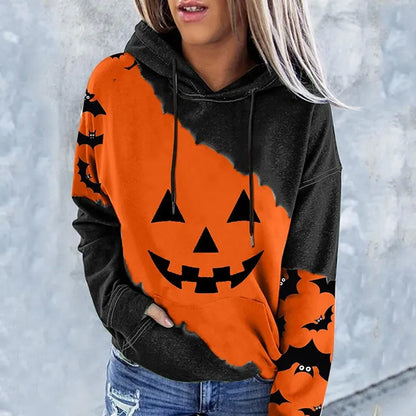 Sudadera con Capucha de Calabaza