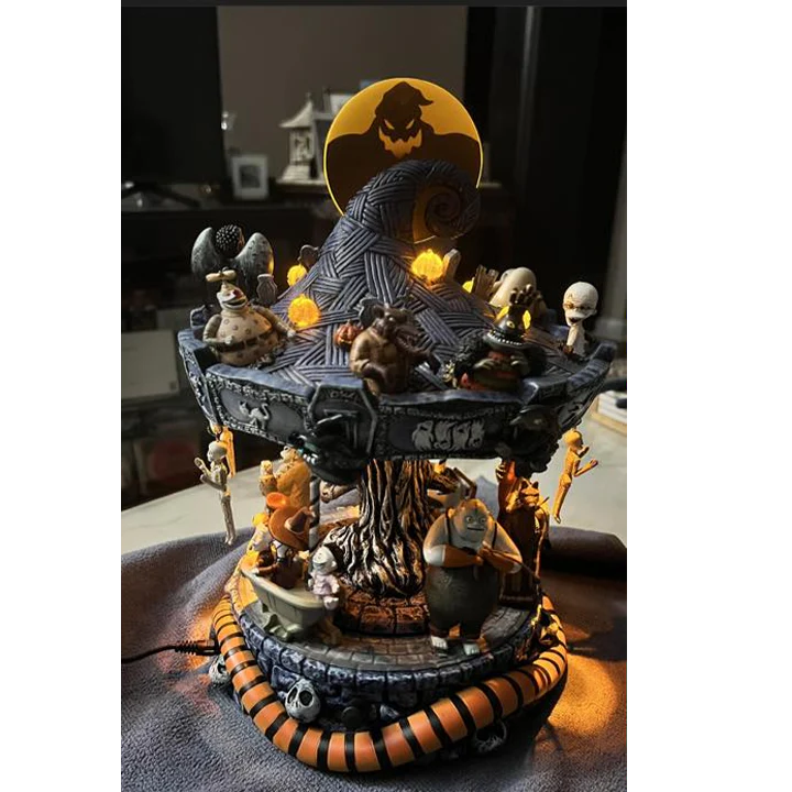 Mini carrusel giratorio Pesadilla antes de Navidad