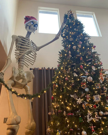 Esqueleto Gigante de 3 Metros con Ojos LED