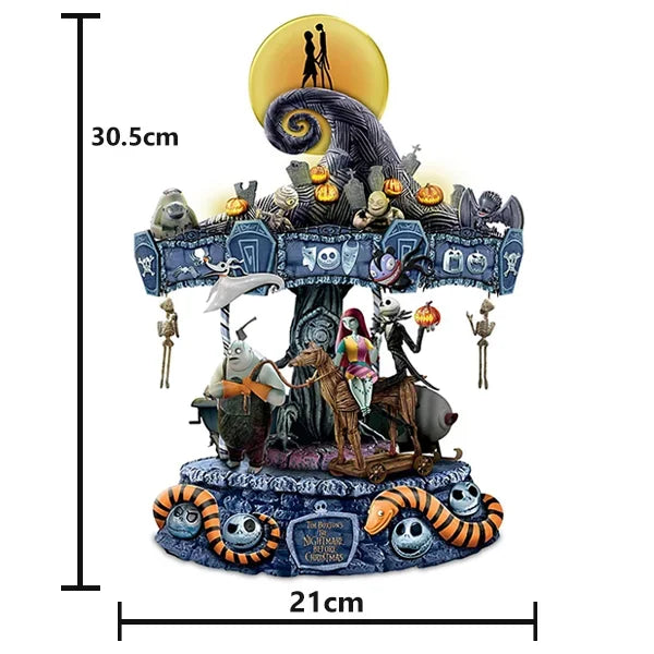 Mini carrusel giratorio Pesadilla antes de Navidad