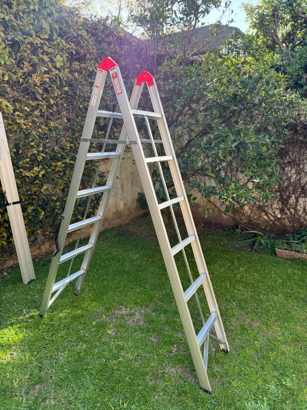 Escalera plegable de aluminio 205cm de largo